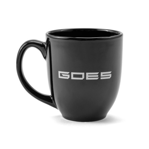 Cană neagră de 465 ml