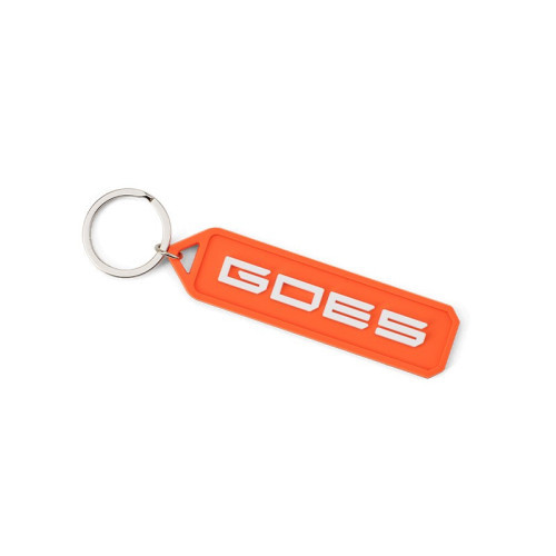 Soft rubber keychain