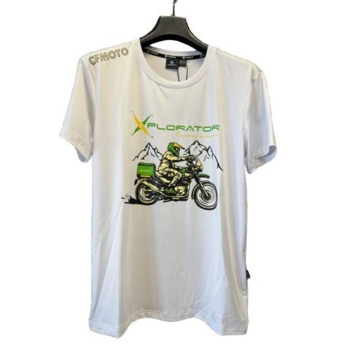 Tricou barbati Peru CFMOTO alb