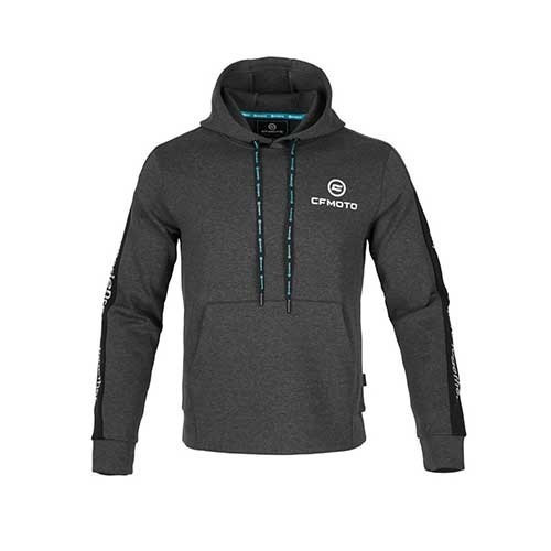 Gray male CFMOTO hoodie