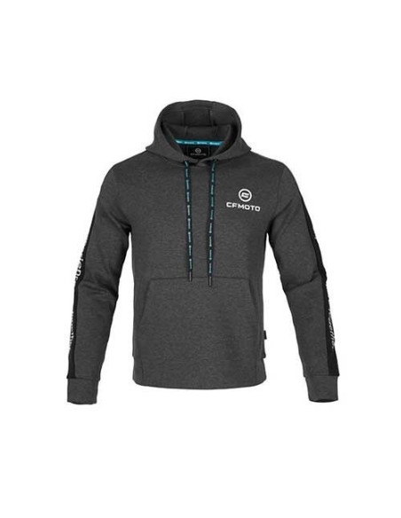 Gray male CFMOTO hoodie