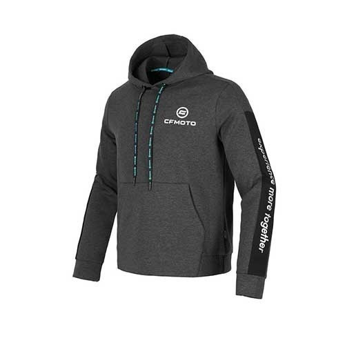 Gray male CFMOTO hoodie