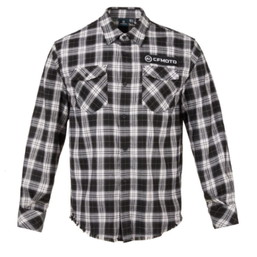 Male Black -White Checked Blouse