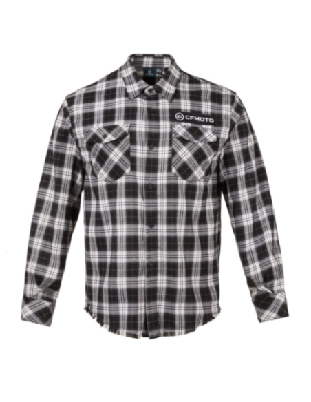 Male Black -White Checked Blouse