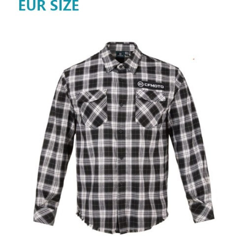 Male Black -White Checked Blouse