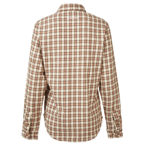 CFMOTO Female Pink Khaki Checked Blouse