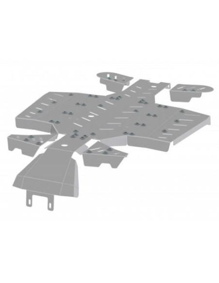 Skid plate aluminum CFMOTO CFORCE 450L-520L