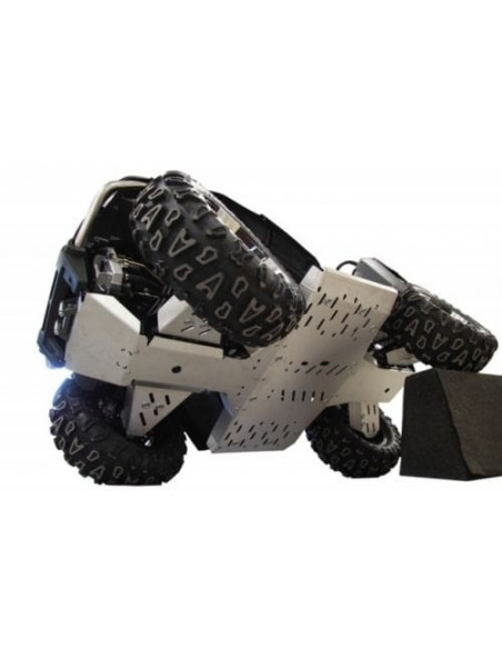 Skid plate aluminum full kit multipart CFMOTO X8