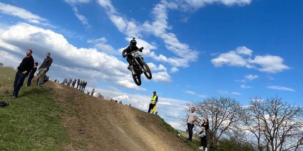 George Căbăl and Husqvarna, 2nd place in the first stage of the National Motocross Championship